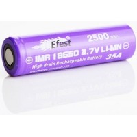 Efest 18650 2500 mah высокотоковый IMR аккумулятор (ток разряда 35A). 