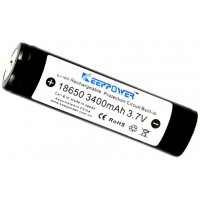 KeepPower 18650, ёмкостью 3400 mAh с защитой.
