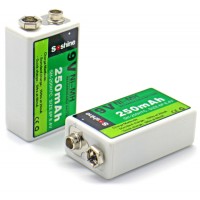 Soshine 9V 250 mAh Ni-Mh аккумуляторы типа Крона + Бокс.