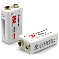 Soshine LSD 9V 350 mAh Ni-Mh аккумуляторы типа Крона. Низкосаморазрядные + Бокс.