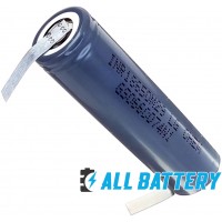 Аккумулятор 18650 LG INR18650 M29 2850 mAh Li-ion 3,7V, 6A (10A) Solder Tags. С лепестками под пайку.