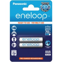 Panasonic Eneloop 800 mAh (min 750 mAh) BK-4MCCE/2BE в блистере 2100 Циклов! (AAA). Цена за уп. 2 шт.