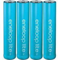 Panasonic Eneloop Lite 600 mAh (min 550 mAh) BK-4LCCE в боксе. 3000 Циклов! (AAA). Цена за уп. 4 шт.