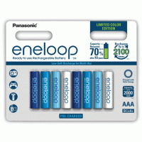 Panasonic Eneloop Tones Ocean 800 mAh (min 750 mAh) AAA. Ограниченная серия!  Цена за уп. 8 шт.