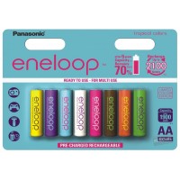 Panasonic Eneloop Tones Tropical 2000 mAh (Limited edition) 8 шт. в оригинальном блистере. (AA)