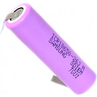 Samsung ICR 18650 26J Li-ion 3,7V 2600 mAh с лепестками (под пайку). Оригинал - Korea.
