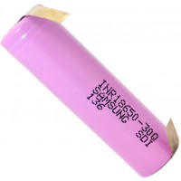 Samsung INR 18650 30Q Li-ion 3,7V 3000 mAh с лепестками (под пайку). 15A (30A). Оригинал - Korea.