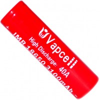 VapCell 18650 3100 mAh IMR. 20A (40A) Высокотоковый, без защиты.