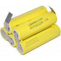 Аккумуляторная сборка для шуруповерта 2500 mAh 18,5В 5S1P на базе Li-Ion 18650 LG HE4 (5 x HE4).