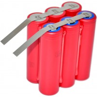 Аккумуляторная сборка на 10500 mAh 7,4В 2S3P на базе японских Li-Ion Sanyo NCR18650GA (6 x Sanyo 3500).