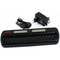 Japcell BC-1600 - зарядное устройство на 16 каналов + Автоадаптер.