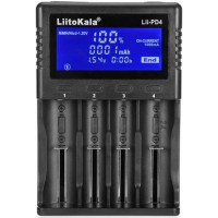 LiitoKala Lii-PD4 - зарядное на 4 канала для Li-Ion, LiFePO4, Ni-Mh/Ni-Cd с дисплеем. Ток заряда - 2А. Оригинал.