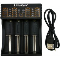 LiitoKala Lii-402 - зарядное устройство на 4 канала для Li-Ion, LiFePO4, Ni-Mh/Ni-Cd + Power Bank. Оригинал.