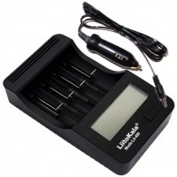 LiitoKala Lii-400 - универсальное зарядное на 4 канала, Ni-Mh/Li-ion, Power Bank. Блок питания + Автоадаптер. Оригинал.
