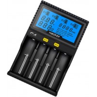 Miboxer C4 - универсальное зарядное для Ni-Cd/Ni-Mh, Li-Ion (IMR/INR/ICR), LiFePO4. (AA,C,18650,14500 и др.)