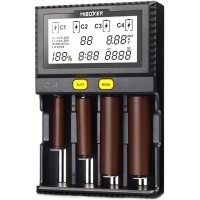 Miboxer C4 V3 NEW - универсальное зарядное для Ni-Cd/Ni-Mh, Li-Ion (IMR/INR/ICR), LiFePO4. (AA,C, 18650,14500). 1.5A.