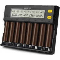Miboxer C8 - универсальное зарядное на 8 каналов для Ni-Mh/Ni-Cd, Li-Ion, LiFePO4. (AA,C,18650,14500 и др.)