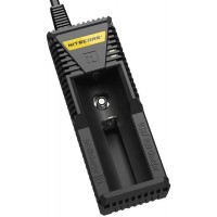 Nitecore Intellicharger i1 - универсальное зарядное устройство для Li-ion с EGO портом. Ток 1А.