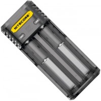 Nitecore Q2 зарядное устройство для Li-Ion/IMR, 2 канала, ток 2А. Цвет - черный.