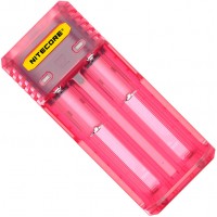 Nitecore Q2 зарядное устройство для Li-Ion/IMR, 2 канала, ток 2А. Цвет - розовый.