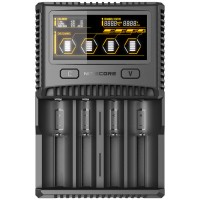 Nitecore SC4 - интеллектуальное зарядное для Ni-Cd/Ni-Mh/Li-Ion/IMR/LiFePO4 (AA,C,D,18650,14500 и др.). 3А.