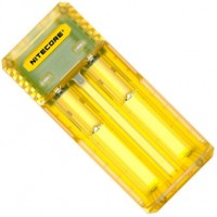 Nitecore Q2 зарядное устройство для Li-Ion/IMR, 2 канала, ток 2А. Цвет - желтый.