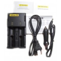 Nitecore Intellicharger i2 - универсальное зарядное устройство + Автоадаптер.