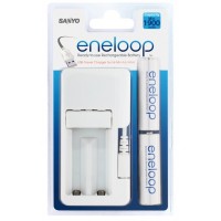 Зарядное устройство от USB Sanyo MDU01 2 аккумулятора Sanyo Eneloop 2000 mAh. Зарядное устройство от USB Sanyo MDU01 2 аккумулятора Sanyo Eneloop 2000 mAh.