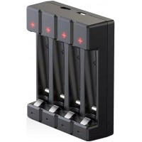 Soshine Chocolate 1.5V USB зарядное устройство для АА ААА Li-Ion аккумуляторов на 1.5В.