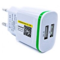 USB блок питания LiitoKala Lii-U2 на 2 выхода USB (1A и 2.1A).