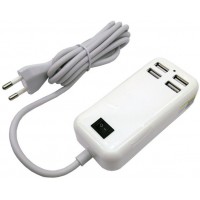 USB блок питания LiitoKala Lii-U4 на 4 выхода USB (3A, 5V, 15W).