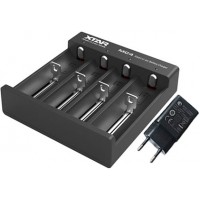 XTar MC4 - универсальное зарядное для Li-ion аккумуляторов на 4 канала + USB Блок питания.