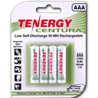 Tenergy Centura 800 mAh - низкосаморазрядные (LSD) ААА аккумуляторы. Цена за уп. 4 шт.