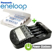 Комплект: DLY Full 1 + 4 Panasonic Eneloop 2000 mAh BK 3MCCE (AA) + Бокс.