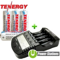 Комплект: DLY Full T1 + 4 AA Tenergy Premium 2500 mAh + Бокс.