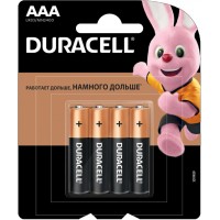 Щелочные минипальчиковые батарейки Duracell Alkaline AAA (LR03), 1.5V. Цена за уп. 4 шт.
