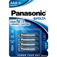 Щелочные минипальчиковые батарейки ААА Panasonic Evolta LR03, 1.5V. Упаковка - блистер. Цена за уп. 4 шт.