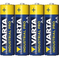 Щелочные пальчиковые батарейки Varta Industrial PRO AA (LR6), 1.5V. Цена за уп. 4 шт. Германия.
