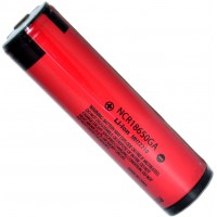 Panasonic / Sanyo NCR18650GA 3500 mAh, 10A Li-ion 3,7V с защитой (Protected). Оригинал.
